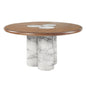 Harvey - Round Dining Table - Brown