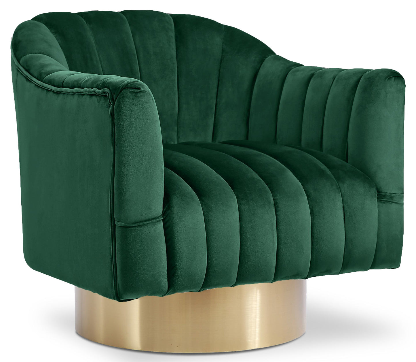 Farrah - Accent Chair with Gold Base