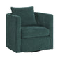 Sutton - Swivel Barrel Chair - Peacock