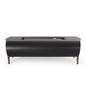 Vernon - Rectangle Fire Pit 50, 000 Btu - Dark Gray