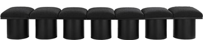 Pavilion - 7 Piece Modular Bench With Black Base