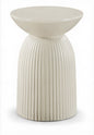 Opani - Concrete End Table - Taupe