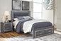 Lodanna - Queen Storage Footboard - Gray