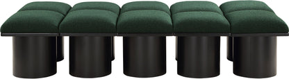 Pavilion - 10 Piece Modular Bench With Black Base