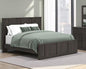 Shaehartin - King Panel Footboard - Dark Brown