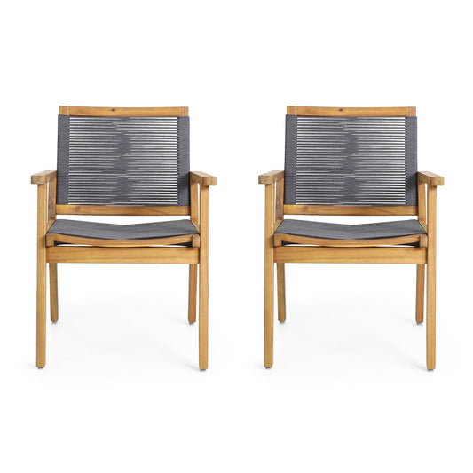 Outdoor Rope Dining Chair (Set of 2)
