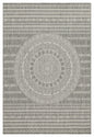 Sunshine - 5'3" X 7'3" Indoor, Outdoor Area Rug - Silver - Polypropylene