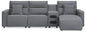 Modmax II - Reclining Sectional - Salt And Pepper