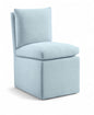 Nelori - Linen Textured Performance Fabric Upholstered Dining Chair (Set of 2)