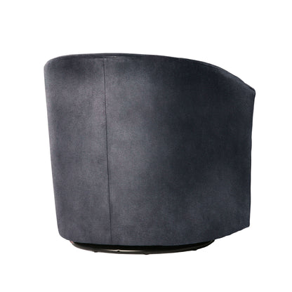 Eden - Swivel Chair With Upholstery And Hardwood Frame
