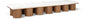 Pavilion - 14 Piece Modular Bench With Brown Base