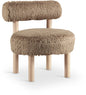 Ambre - Shearling Fabric Accent Chair