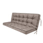 3 Seater Outdoor Porch Swing Cushion With Backrest, Waterproof