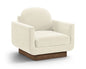 Diviento - Velvet Performance Fabric Upholstered Accent Chair