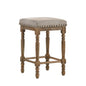 Farsiris - Weathered Counter Height Stool (Set 2) - Beige