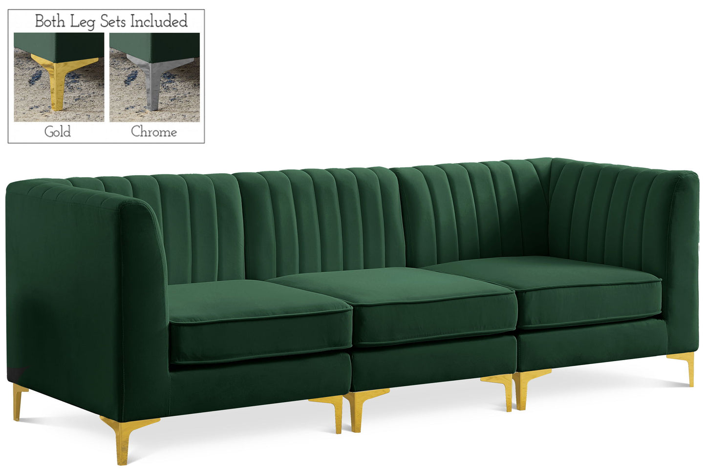 Alina - 3 Piece Modular Sectional