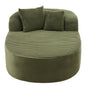 Modern Chaise Lounge Sofa Boneless Couch With Supportive Pillows