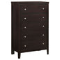 Payton - 5 Drawer - Cappuccino