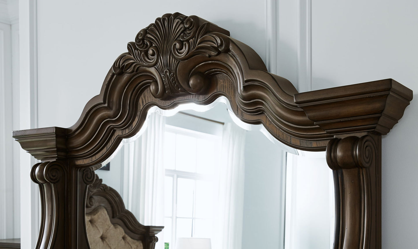 Maylee - Bedroom Mirror - Dark Brown