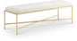 Valley - Bench With Gold Frame