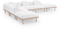 Laguna - 6 Piece 142" Outdoor Patio Modular Sectional