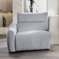 Fullar - LAF Modular Power Motion Recliner - Light Gary Chenille