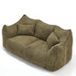 Comfortable Dual Beanbag Chair With High Resilience Foam Core For 2 People