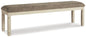 Bolanburg - Extra Large UPH DRM Bench - Brown / Beige