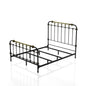 Transitional Style Bed With Accents