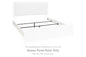 Maeling - Queen Panel Rails - White
