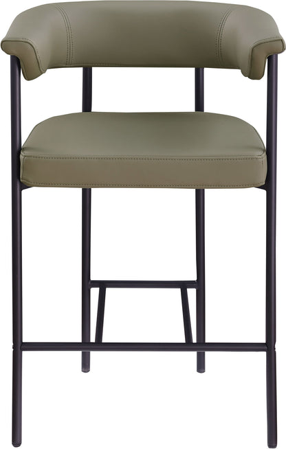 Malin - Faux Leather Counter Stool (Set of 2)