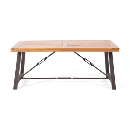 Catriona - 3 Piece Wood Outdoor Dining Set - Teak