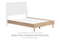 Cielden - Queen Panel Footboard With Rails - Tan