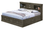 Traditional Style Bookcase Storage Bed