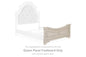 Realyn - Queen Panel Footboard - Chipped White