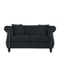Chesterfield Sofa With Rolled Arms And Nailhead Trim