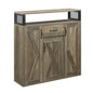Abiram - Server - Rustic Oak