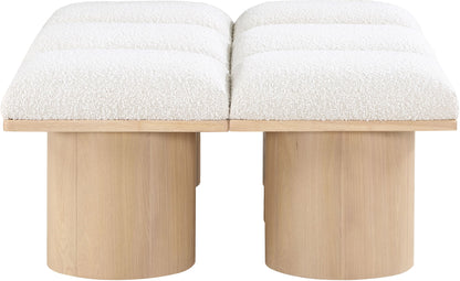 Pavilion - 6 Piece Modular Bench With Natural Base