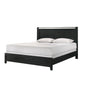 Contemporary Panel Bed With Accents