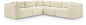 Shaggy - 5 Piece Modular Corner Sectional