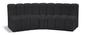 Arc - Faux Leather 3 Piece Modular Corner Sofa