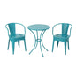 Lourdes - 3 Piece Metal Set - Teal