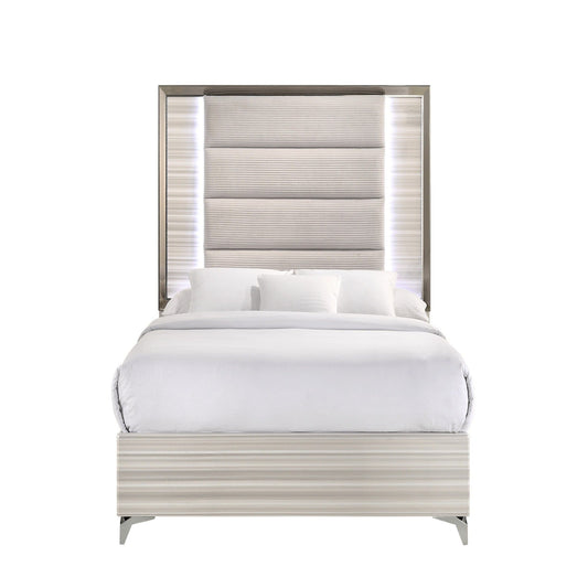 Star - 5 Pieces Bedroom Set Modern Design With LED