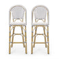 Outdoor Pe Rattan French Barstool Set