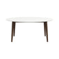 Ada - Mid-Century Modern Style Oval Dining Table