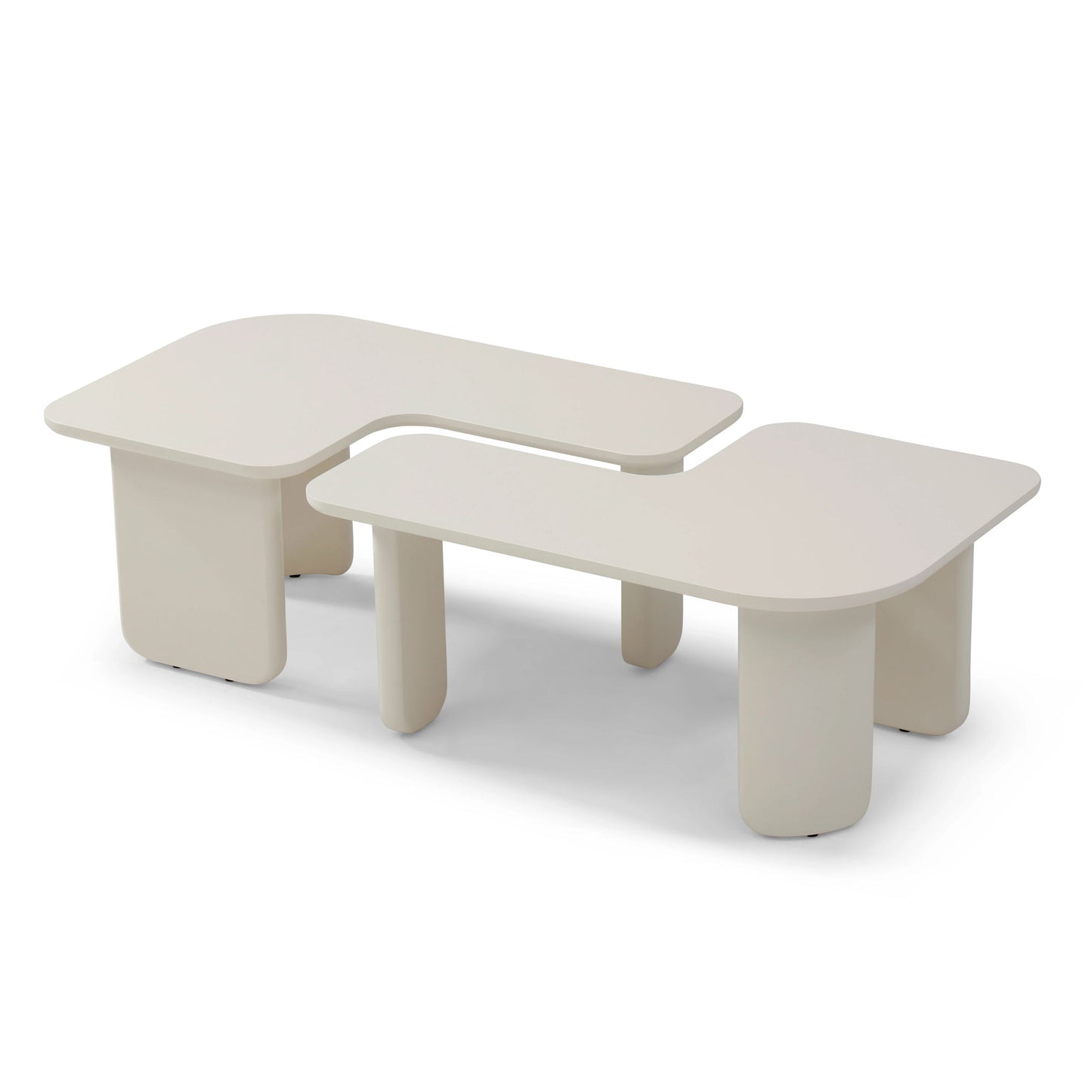 L-Shape Coffee Table For Living Room