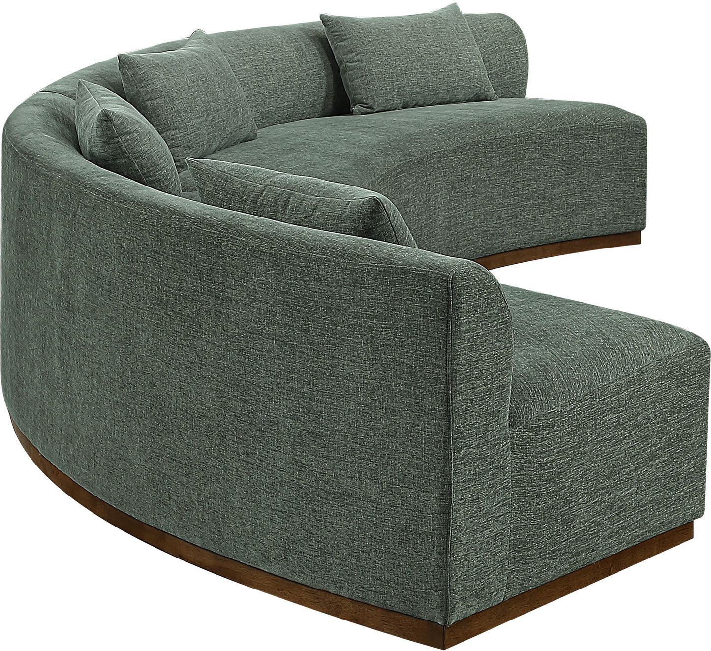 Avanti - 182.5" Chenille Fabric Upholstered 2 Piece Modular Sectional