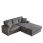3 Seater Sofa With 2 Ottomans For Living Room