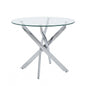 Round Dining, Kitchen Table For Dining Room - Chrome