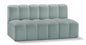 Arc - Faux Leather 2 Seats Modular Sofa